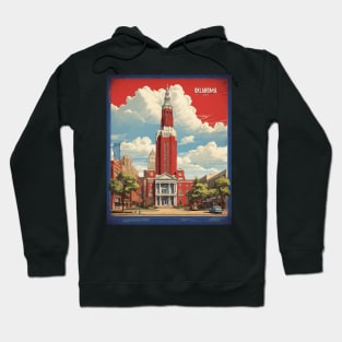 Oklahoma USA Vintage Tourism Travel Hoodie